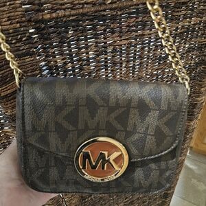 New! (Without tag) Michael Kors small flap gusset crossbody bag